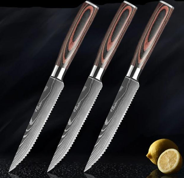 Damascus Steak Knife