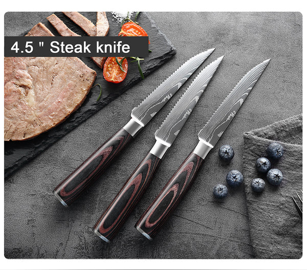 Damascus Steak Knife