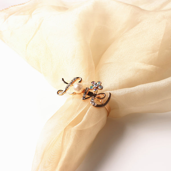 Love Rhinestone Napkin Holder Set