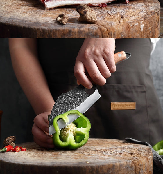 Couteau de boucher en acier inoxydable