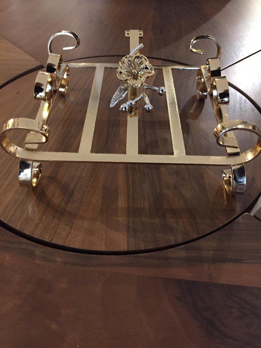 Metallic Gold Napkin Holder KitchenJoint