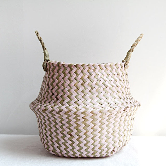 Colored Wicker Basket