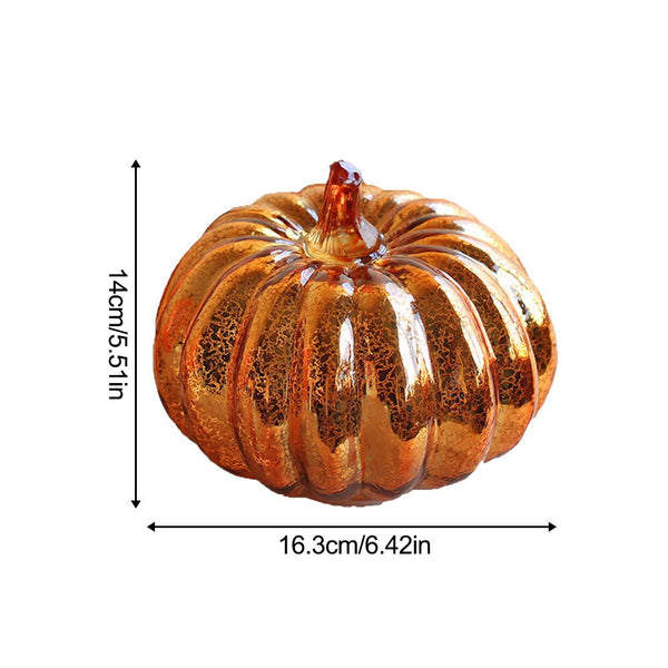 Crystal Glass Pumpkin Lamp