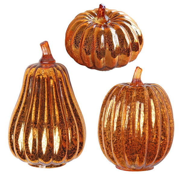 Crystal Glass Pumpkin Lamp