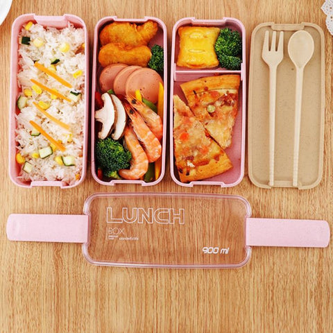 Bento-Box aus Weizenstroh